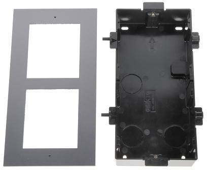 Ramka z puszką do montażu podtynkowego 2-modułowa HIKVISION DS-KD-ACF2/Plastic Ramka z puszką do montażu podtynkowego 2-modułowa HIKVISION DS-KD-ACF2/Plastic