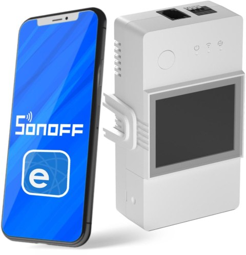 SONOFF TH Elite | THR316D | Przekaźnik Wifi z funkcją pomiaru temperatury oraz wilgotności SONOFF TH Elite | THR316D | Przekaźnik Wifi z funkcją pomiaru temperatury oraz wilgotności