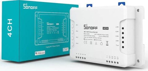 SONOFF sterownik 4-kanałowy 10A WiFi 4CHR3 SONOFF sterownik 4-kanałowy 10A WiFi 4CHR3