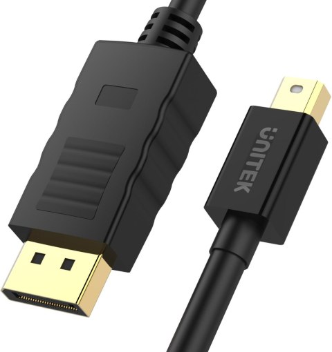 Unitek Y-C611BK przewód miniDisplayport/Displayport M/M 2m Unitek Y-C611BK przewód miniDisplayport/Displayport M/M 2m