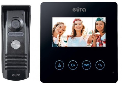 Wideodomofon EURA VDP-52A3"ATIRA" czarny Wideodomofon EURA VDP-52A3"ATIRA" czarny