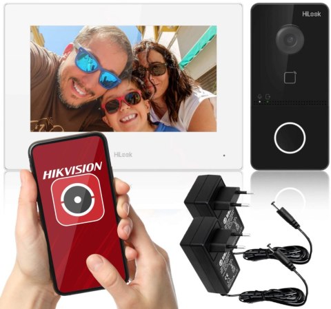 Zestaw wideodomofonowy IP Hilook by hikvision IP-VIS-SLIM-W Zestaw wideodomofonowy IP Hilook by hikvision IP-VIS-SLIM-W
