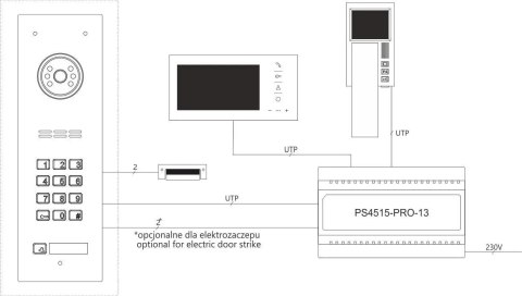 ACO COMO-PRO-CODE-V2 panel wideodomofonowy ACO COMO-PRO-CODE-V2 panel wideodomofonowy