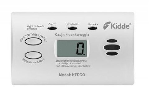 Czujnik czadu z wyświetlaczem Kidde K7DCO Czujnik czadu z wyświetlaczem Kidde K7DCO
