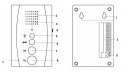 DOMOFON EURA ADP-11A3 ''INVITO'' b/słuchawkowy biały