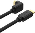 Kabel HDMI Unitek Y-C1002 kątowy HDMI 2.0 90 stopni 4K 3m Kabel HDMI Unitek Y-C1002 kątowy HDMI 2.0 90 stopni 4K 3m