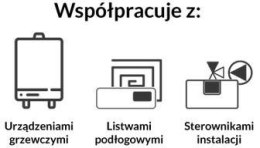 Przewodowy dwustanowy regulator pokojowy biały ST-292v3 Tech sterowniki