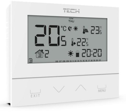 Przewodowy dwustanowy regulator pokojowy biały ST-292v3 Tech sterowniki Przewodowy dwustanowy regulator pokojowy biały ST-292v3 Tech sterowniki