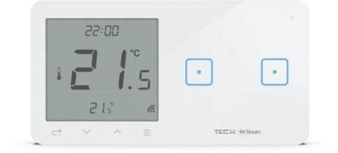 Przewodowy włącznik światła podw. z regulatorem pokojowym biały WSR-02MP Tech Sterowniki Przewodowy włącznik światła podw. z regulatorem pokojowym biały WSR-02MP Tech Sterowniki