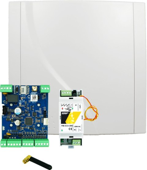 ROPAM Basic4G-SET: Basic4G/AT-GSM-MINI90/O-R3P/PSR-ECO-2012/ zestaw, moduł LTE w obudowie natynkowej z zasilaczem -ECO i anteną ROPAM Basic4G-SET: Basic4G/AT-GSM-MINI90/O-R3P/PSR-ECO-2012/ zestaw, moduł LTE w obudowie natynkowej z zasilaczem -ECO i anteną
