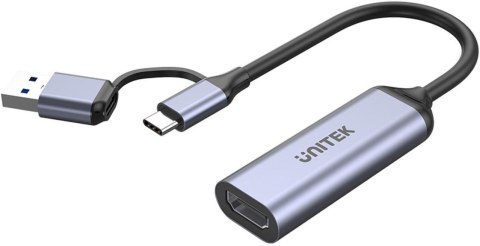 Unitek Grabber video USB-C/A, 4K HDMI 1.4b Unitek Grabber video USB-C/A, 4K HDMI 1.4b