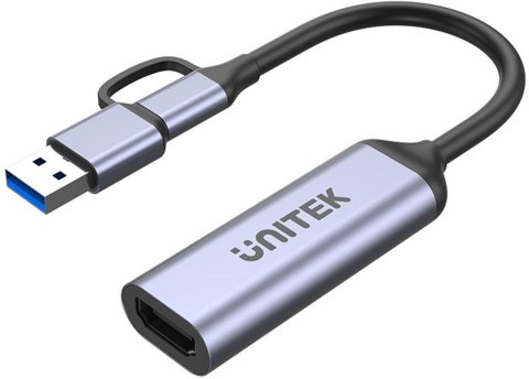 Unitek Grabber video USB-C/A, 4K HDMI 1.4b Unitek Grabber video USB-C/A, 4K HDMI 1.4b