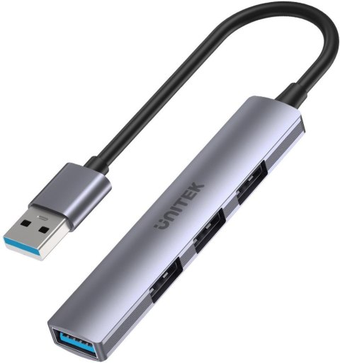 Unitek Hub USB-A 1*USB-A 5 Gbps, 3*USB-A 2.0 alu Unitek Hub USB-A 1*USB-A 5 Gbps, 3*USB-A 2.0 alu