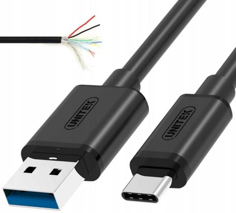 Unitek przewód USB 3.1 typ A - typ C M-M 3 m Unitek przewód USB 3.1 typ A - typ C M-M 3 m