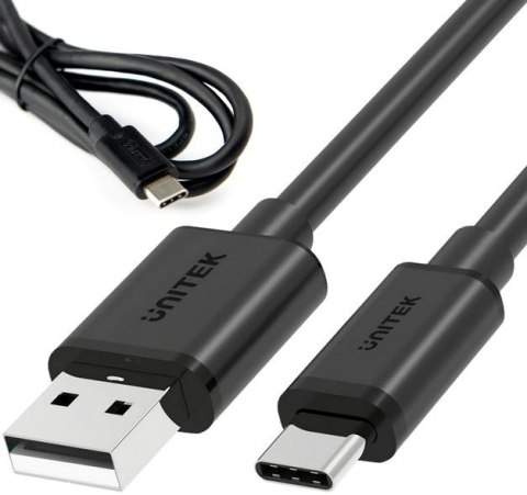Unitek przewód USB-A 2.0 - USB-C 3m C14069BK Unitek przewód USB-A 2.0 - USB-C 3m C14069BK