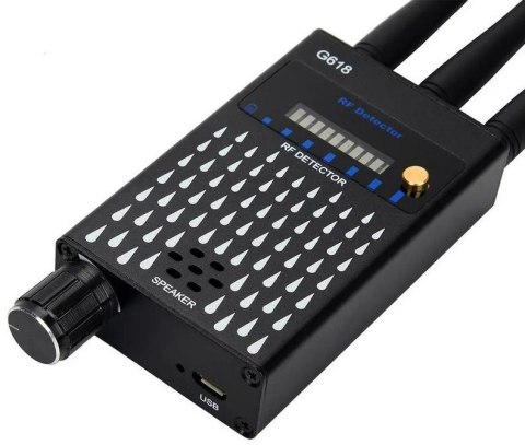 Wykrywacza podsłuchów kamer lokalizatorów Mking Mk618 3 antenowy Wykrywacza podsłuchów kamer lokalizatorów Mking Mk618 3 antenowy