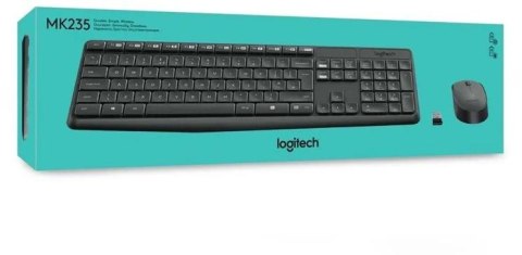 Zestaw bezprzewodowy Logitech MK235 Wireless Desktop Zestaw bezprzewodowy Logitech MK235 Wireless Desktop