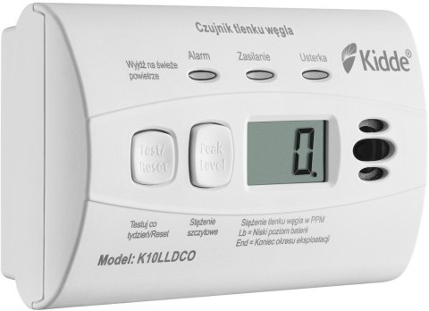 Czujnik czadu z wyświetlaczem Kidde K10LLDCO Czujnik czadu z wyświetlaczem Kidde K10LLDCO