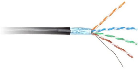 KABEL SKRĘTKA GETFORT CAT.6 F/UTP PVC wewn. czarny 305m KABEL SKRĘTKA GETFORT CAT.6 F/UTP PVC wewn. czarny 305m