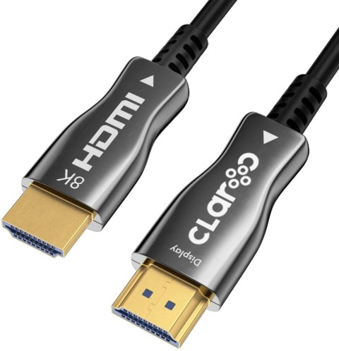 Kabel HDMI Claroc optyczny HDMI 2.1 AOC 8K 120Hz 15m Kabel HDMI Claroc optyczny HDMI 2.1 AOC 8K 120Hz 15m