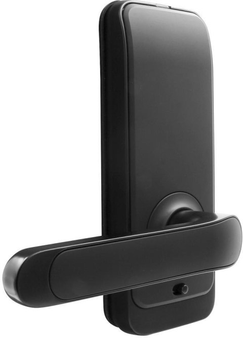 Klamka z kontrolerem dostępu biometria, TTLock/TTHotel, Mifare, szyfrator czarna Klamka z kontrolerem dostępu biometria, TTLock/TTHotel, Mifare, szyfrator czarna