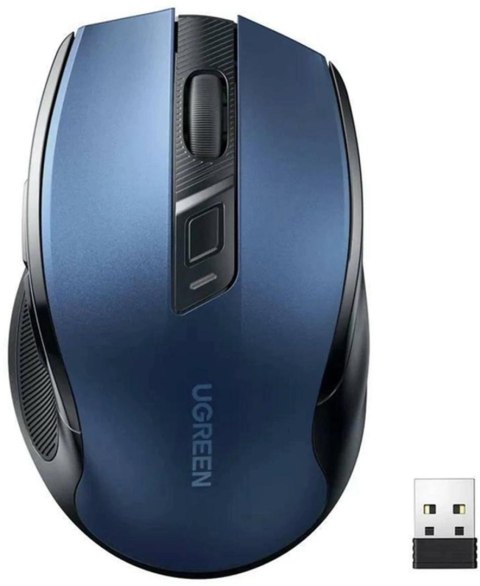 Mysz optyczna Ugreen MU006 bezprzewodowa USB 2.4GHz / Bluetooth 5.0 4000 DPI - niebieska Mysz optyczna Ugreen MU006 bezprzewodowa USB 2.4GHz / Bluetooth 5.0 4000 DPI - niebieska