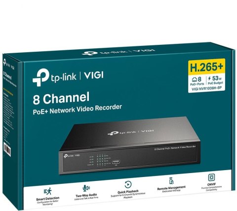 REJESTRATOR TP-LINK VIGI NVR1008H-8P REJESTRATOR TP-LINK VIGI NVR1008H-8P