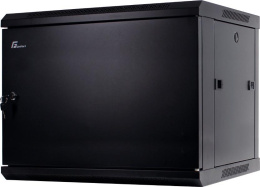 SZAFA RACK GETFORT 19 CALI 9U 600X600 WISZĄCA DRZWI STALOWE