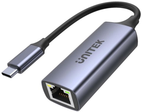 Unitek Adapter USB-C - RJ45 1Gbit LAN, PD 100W U1323A Unitek Adapter USB-C - RJ45 1Gbit LAN, PD 100W U1323A