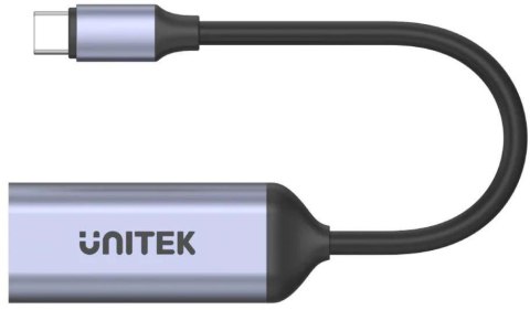 Unitek Adapter USB-C na HDMI 2.1 (8K 60Hz) szary 15cm V1416B Unitek Adapter USB-C na HDMI 2.1 (8K 60Hz) szary 15cm V1416B