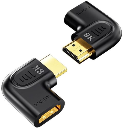Unitek Adapter kątowy płaski 8K HDMI 90 i 270 stopni Unitek Adapter kątowy płaski 8K HDMI 90 i 270 stopni