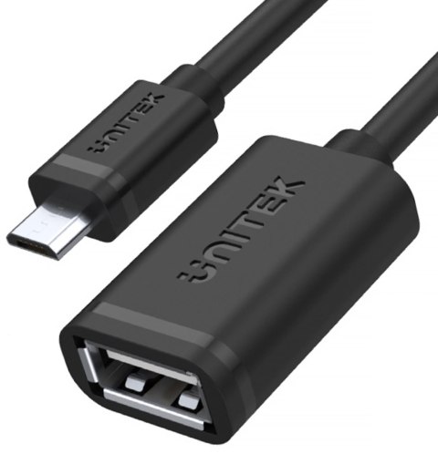 Unitek przewód OTG USB 2.0 AF do microUSB BM Unitek przewód OTG USB 2.0 AF do microUSB BM