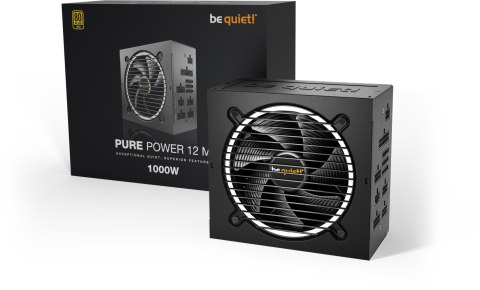 Zasilacz komputerowy be quiet! Pure Power 12 M 1000W 80 Plus Gold ATX 3.0 Zasilacz komputerowy be quiet! Pure Power 12 M 1000W 80 Plus Gold ATX 3.0