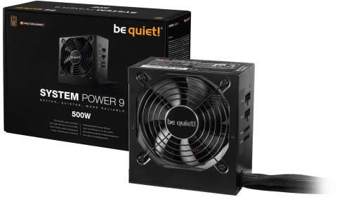 Zasilacz komputerowy be quiet! System Power 9 500W CM 80 Plus Bronze Zasilacz komputerowy be quiet! System Power 9 500W CM 80 Plus Bronze