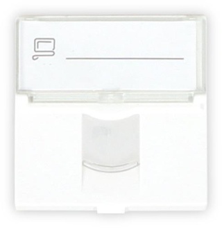 ADAPTER GETFORT 2 MOD 1XRJ45 MOSAIC 45x45mm