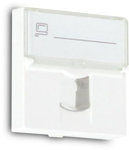 ADAPTER GETFORT 2 MOD 1XRJ45 MOSAIC 45x45mm