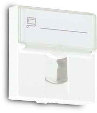 ADAPTER GETFORT 2 MOD 1XRJ45 MOSAIC 45x45mm
