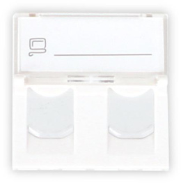 ADAPTER GETFORT 2 MOD 2XRJ45 MOSAIC 45x45mm