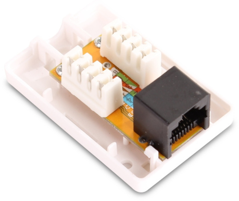 GNIAZDO NATYNKOWE GETFORT 1XRJ45 KAT.5E GNIAZDO NATYNKOWE GETFORT 1XRJ45 KAT.5E