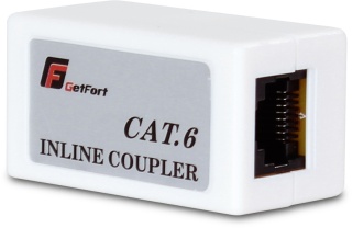 ŁĄCZNIK RJ45 GETFORT CAT.6 (beczka) RJ45-G / RJ45-G
