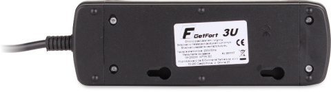 Listwa zasilająca GETFORT UPS C14 / 3 GNIAZDA FR 60cm Listwa zasilająca GETFORT UPS C14 / 3 GNIAZDA FR 60cm
