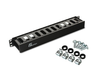 ORGANIZER KABLI 1U POZIOMY ZAMYKANY OGF-PM GETFORT