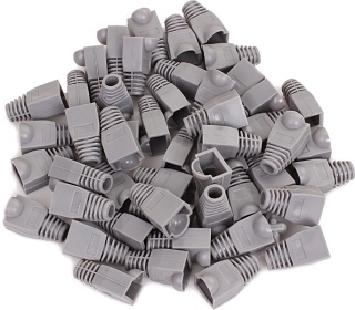 OSŁONA GUMOWA GETFORT NA ZŁĄCZA RJ45 SZARA (50SZT)