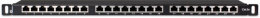 PATCH PANEL FTP CAT.5E 24 PORTY 0.5U PGF-5EFTP24-B8 GETFORT