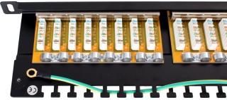 PATCH PANEL FTP CAT.6 24 PORTY 0.5U PGF-6FTP24-B8 GETFORT
