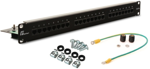 PATCH PANEL UTP CAT.5E 24 PORTY PGF-5EUTP24-B5 GETFORT PATCH PANEL UTP CAT.5E 24 PORTY PGF-5EUTP24-B5 GETFORT