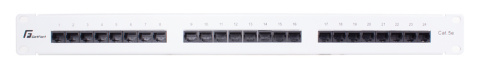 PATCH PANEL UTP CAT.5E 24 PORTY SZARY PGF-5EUTP24-B5-G GETFORT PATCH PANEL UTP CAT.5E 24 PORTY SZARY PGF-5EUTP24-B5-G GETFORT