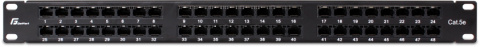 PATCH PANEL UTP CAT.5E 48 PORTÓW PGF-5EUTP48-B9 GETFORT PATCH PANEL UTP CAT.5E 48 PORTÓW PGF-5EUTP48-B9 GETFORT