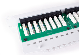 PATCH PANEL UTP CAT.6 24 PORTY SZARY PGF-6UTP24-B5-G GETFORT
