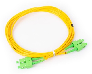 PATCHCORD ŚWIATŁOWODOWY GETFORT SM SC/APC-SC/APC DUPLEX 3M